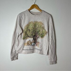 Disney Parks Cream Winnie the Pooh Adventure Sweater size Large